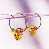 A REMINDER TO JUST KEEP BLOOMING - PUAKENIKENI EARRINGS