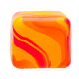 NeeDoh Swirl Nice Cube Ice Sugar Ball - orange/yellow swirl
