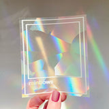 AFTER THE RAIN GOES THEREʻS A RAINBOW - SET OF 3 PRISM STICKERS