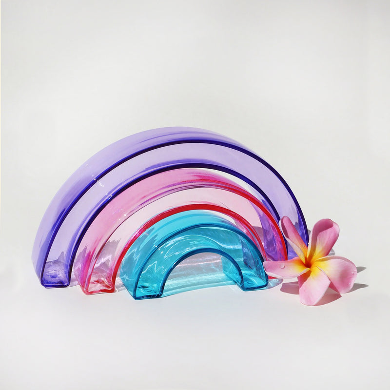 Over the Rainbow Vases by Arlie Glass