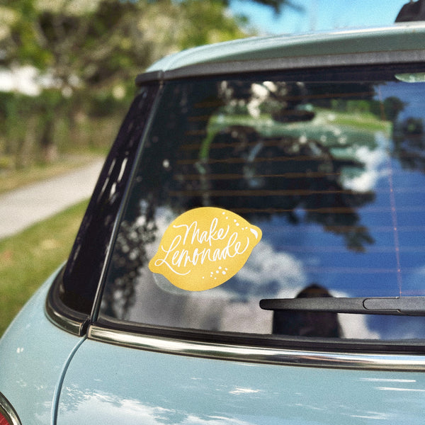 REMIND THE PERSON BEHIND YOU TO MAKE THAT LEMONADE! - BUMPER STICKER