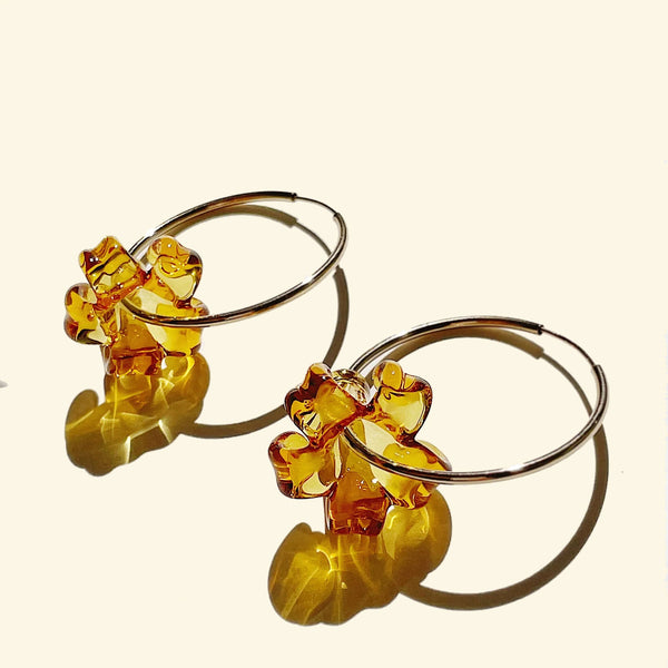 A REMINDER TO JUST KEEP BLOOMING - PUAKENIKENI EARRINGS