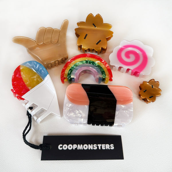 LOCAL FAVES HAIR CLAW SET BY COOPMONSTERS