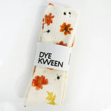 POSIES FOR YOUR TOESIES- BAMBOO SOCKS DYED W/REAL GARDEN FLOWERS