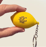 MAKE THAT LEMONADE - LEMON STRESS BALL KEYCHAIN